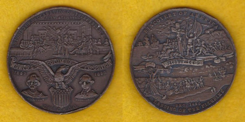 Columbian-Expo-Medal-And-Ford-Medal